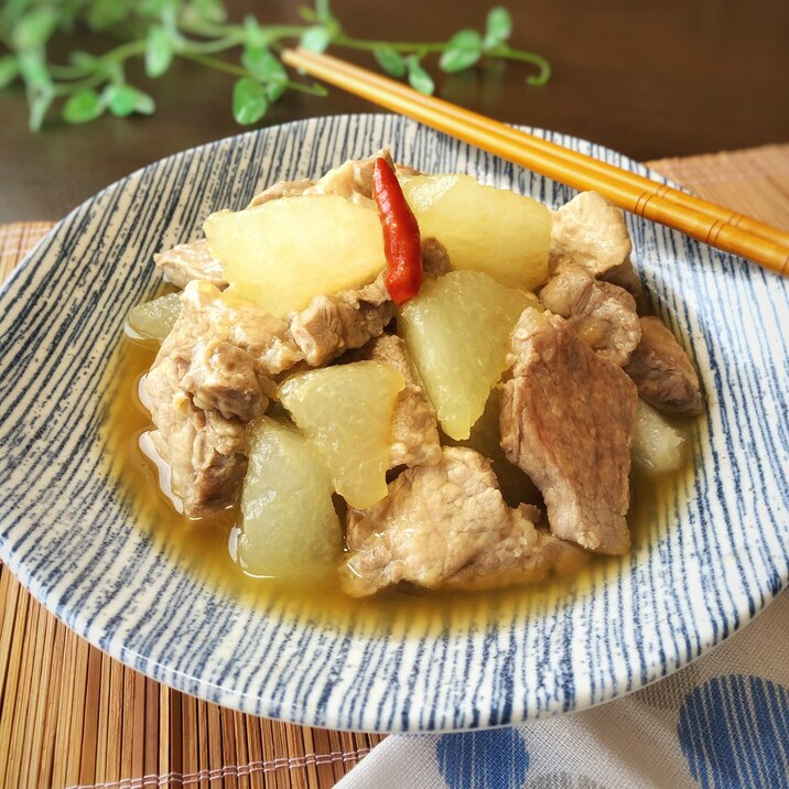 冬瓜と豚肉のあっさり煮